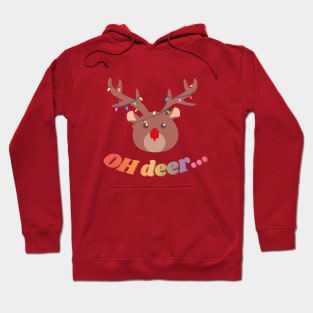 OH DEER - Christmas Reindeer Hoodie